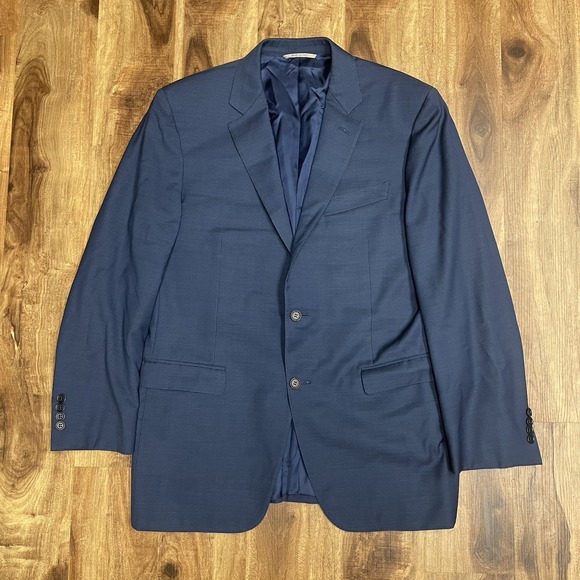 Canali Other - Canali Exclusive 1934 Blazer Mens 54 44R Blue Wool Suit Jacket